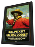 The Bull Dogger 11 x 17 Movie Poster - Style A - in Deluxe Aluminum Frame
