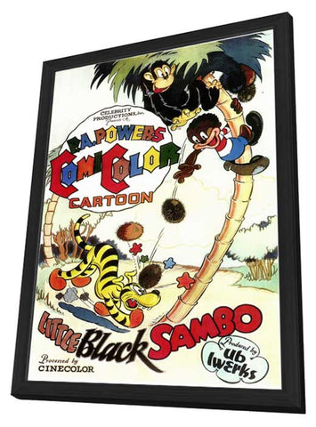 Little Black Sambo 11 x 17 Movie Poster - Style A - in Deluxe Aluminum Frame