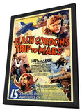 Flash Gordon's Trip to Mars 11 x 17 Movie Poster - Style B - in Deluxe Aluminum Frame