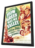 How Green Was My Valley 11 x 17 Movie Poster - Style A - in Deluxe Wood Frame