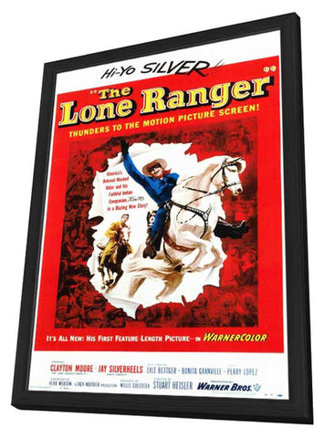 The Lone Ranger 11 x 17 Movie Poster - Style A - in Deluxe Aluminum Frame