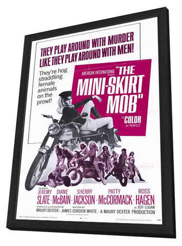 The Mini Skirt Mob 11 x 17 Movie Poster - Style A - in Deluxe Aluminum Frame