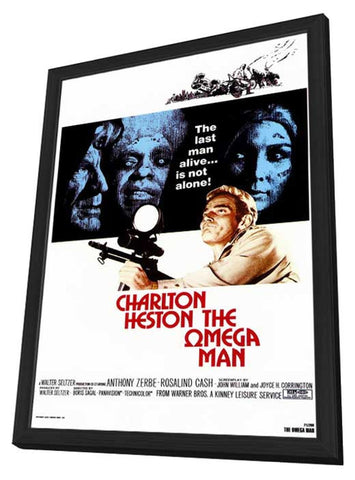 The Omega Man 11 x 17 Movie Poster - Style A - in Deluxe Aluminum Frame