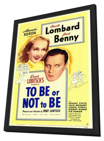 To Be Or Not To Be 11 x 17 Movie Poster - Style A - in Deluxe Aluminum Frame