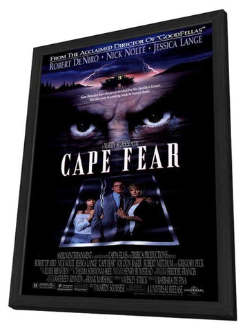 Cape Fear 11 x 17 Movie Poster - Style A - in Deluxe Aluminum Frame