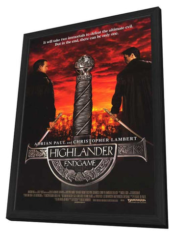 Highlander: Endgame 11 x 17 Movie Poster - Style A - in Deluxe Aluminum Frame