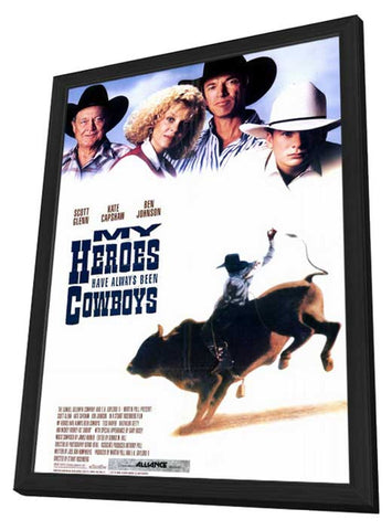 My Heroes Have Always Been Cowboys 11 x 17 Movie Poster - Style A - in Deluxe Aluminum Frame