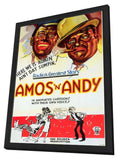 Amos 'N' Andy Cartoons 11 x 17 Movie Poster - Style A - in Deluxe Aluminum Frame