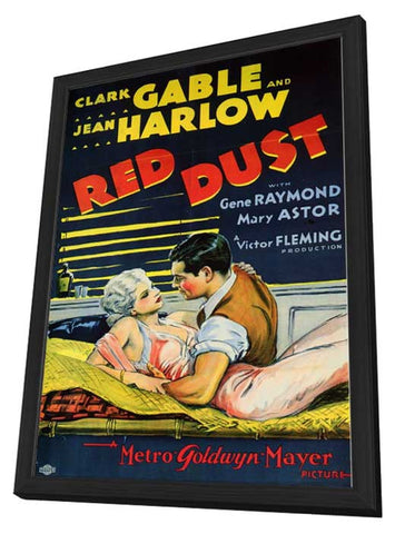 Red Dust 11 x 17 Movie Poster - Style B - in Deluxe Wood Frame