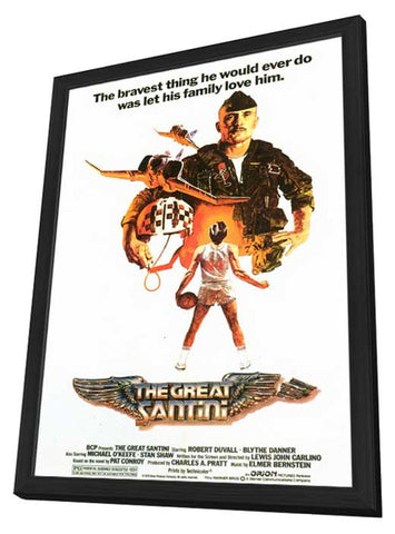 The Great Santini 11 x 17 Movie Poster - Style B - in Deluxe Aluminum Frame