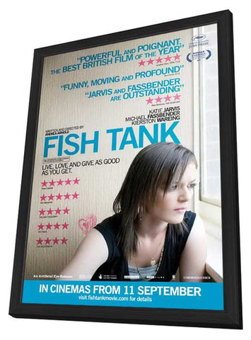 Fish Tank 27 x 40 Movie Poster - Style A - in Deluxe Wood Frame