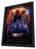 Hellboy 11 x 17 Movie Poster - Style B - in Deluxe Aluminum Frame