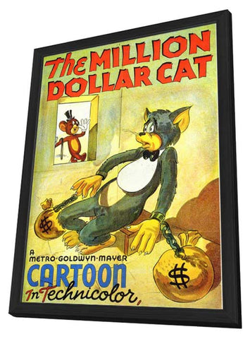 The Million Dollar Cat 11 x 17 Movie Poster - Style A - in Deluxe Aluminum Frame