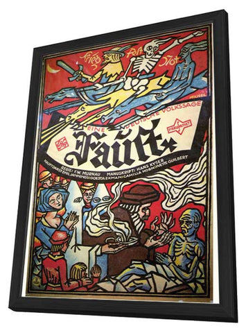 Faust 11 x 17 Poster - Foreign - Style A - in Deluxe Wood Frame