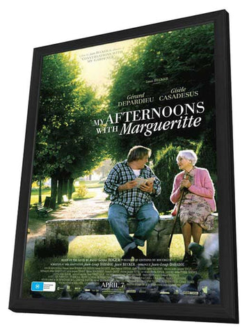 My Afternoons with Marguerite 11 x 17 Movie Poster - Australian Style A - in Deluxe Aluminum Frame
