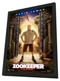 The Zookeeper 11 x 17 Movie Poster - Style D - in Deluxe Aluminum Frame