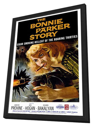The Bonnie Parker Story 27 x 40 Movie Poster - Style A - in Deluxe Wood Frame