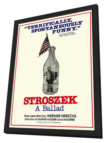 Stroszek 27 x 40 Movie Poster - Style A - in Deluxe Wood Frame
