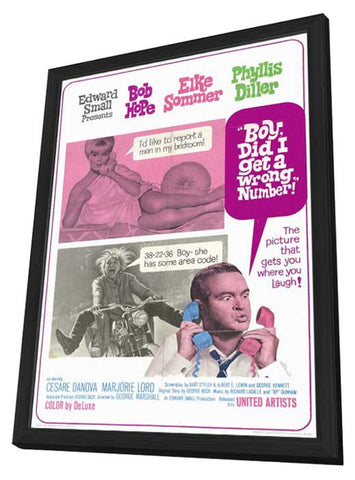 Boy Did I Get a Wrong Number 11 x 17 Movie Poster - Style A - in Deluxe Aluminum Frame