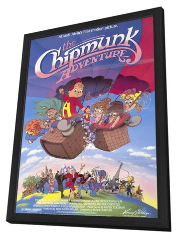 The Chipmunk Adventure 11 x 17 Movie Poster - Style A - in Deluxe Aluminum Frame