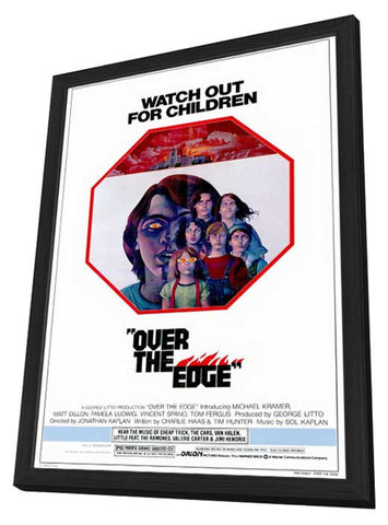 Over the Edge 11 x 17 Movie Poster - Style A - in Deluxe Aluminum Frame