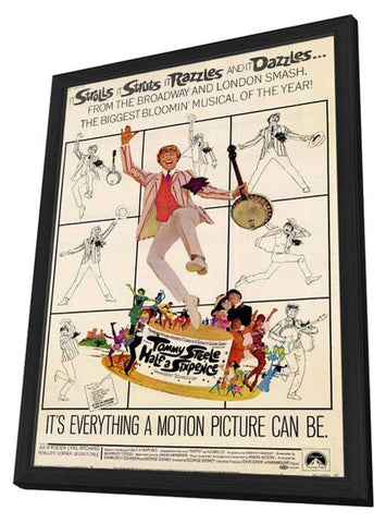 Half a Sixpence 11 x 17 Movie Poster - Style A - in Deluxe Aluminum Frame