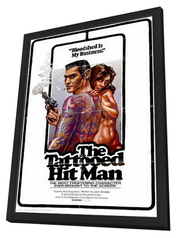 Tattooed Hit Man 11 x 17 Movie Poster - Style A - in Deluxe Aluminum Frame