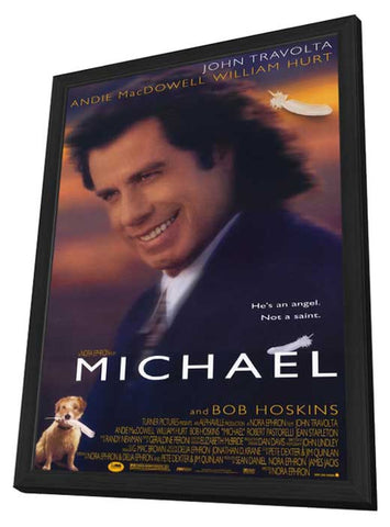 Michael 11 x 17 Movie Poster - Style A - in Deluxe Aluminum Frame