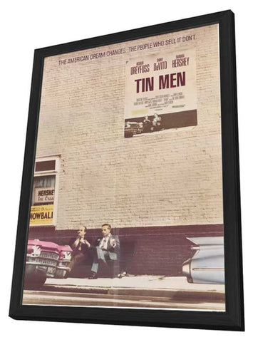 Tin Men 11 x 17 Movie Poster - Style A - in Deluxe Wood Frame