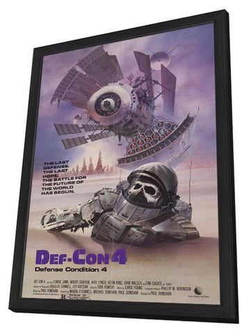 Def-Con 4 11 x 17 Movie Poster - Style A - in Deluxe Aluminum Frame