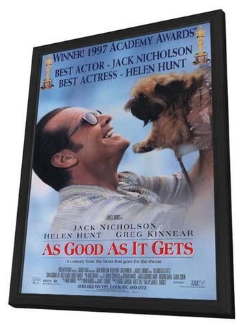As Good As It Gets 11 x 17 Movie Poster - Style B - in Deluxe Aluminum Frame