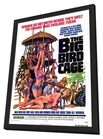 The Big Bird Cage 11 x 17 Movie Poster - Style A - in Deluxe Aluminum Frame