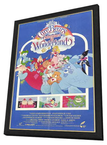Care Bears Adventure in Wonderland 11 x 17 Movie Poster - Style A - in Deluxe Wood Frame