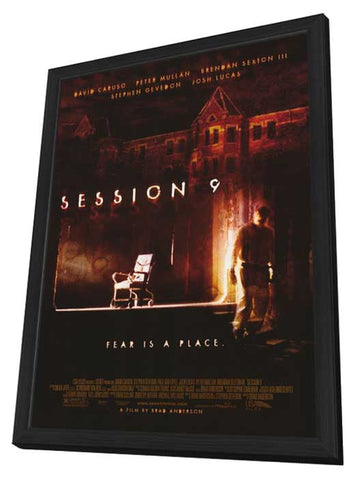Session 9 11 x 17 Movie Poster - Style A - in Deluxe Aluminum Frame