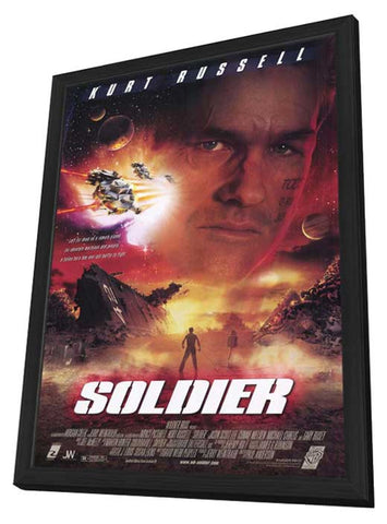 Soldier 11 x 17 Movie Poster - Style A - in Deluxe Aluminum Frame