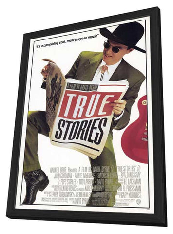 True Stories 11 x 17 Movie Poster - Style A - in Deluxe Aluminum Frame