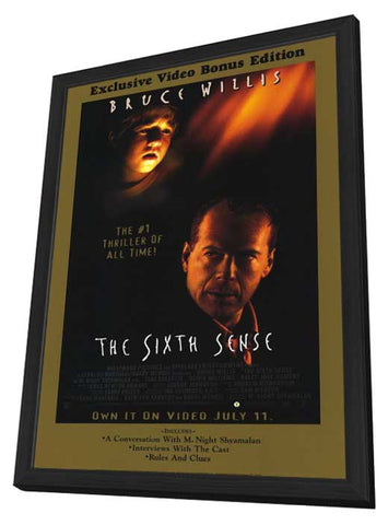 The Sixth Sense 11 x 17 Movie Poster - Style C - in Deluxe Aluminum Frame