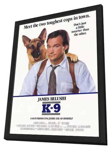 K-9 11 x 17 Movie Poster - Style A - in Deluxe Aluminum Frame
