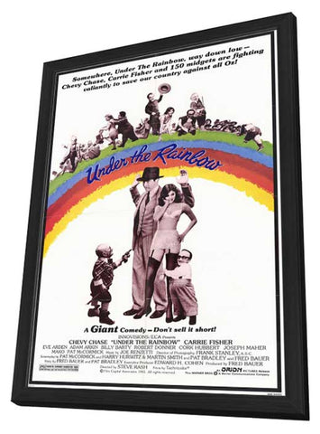 Under The Rainbow 11 x 17 Movie Poster - Style A - in Deluxe Aluminum Frame