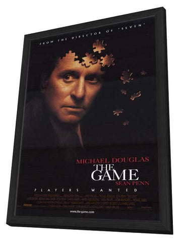 The Game 11 x 17 Movie Poster - Style A - in Deluxe Aluminum Frame