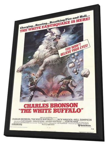 The White Buffalo 11 x 17 Movie Poster - Style A - in Deluxe Aluminum Frame