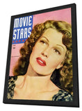 Rita Hayworth 11 x 17 Movie Stars Parade Magazine Cover 1940's - in Deluxe Aluminum Frame