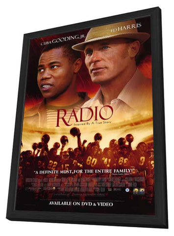 Radio 11 x 17 Movie Poster - Style B - in Deluxe Aluminum Frame