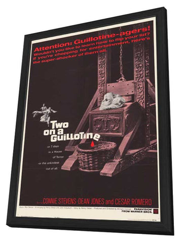 Two On a Guillotine 11 x 17 Movie Poster - Style A - in Deluxe Aluminum Frame