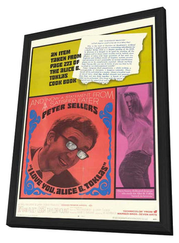 I Love You Alice B Toklas 11 x 17 Movie Poster - Style A - in Deluxe Aluminum Frame
