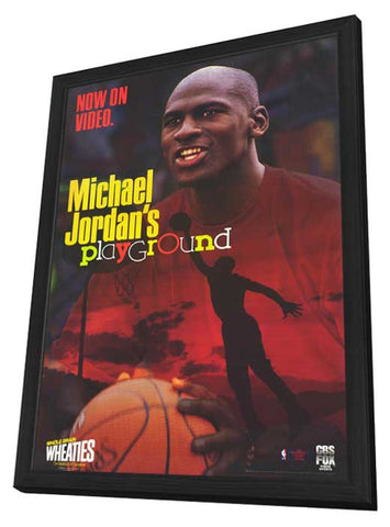 Michael Jordan's Playground 11 x 17 Movie Poster - Style A - in Deluxe Aluminum Frame