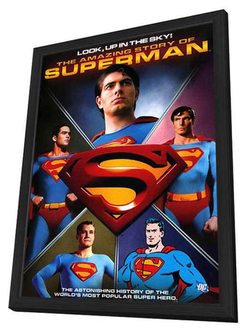 Look, Up in the Sky: The Amazing Story of Superman (TV) 11 x 17 Movie Poster - Style A - in Deluxe Aluminum Frame