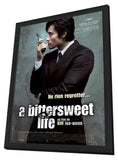 A Bittersweet Life 11 x 17 Movie Poster - French Style A - in Deluxe Aluminum Frame
