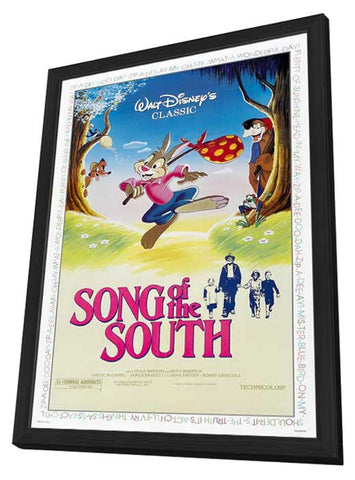 Song of the South 11 x 17 Movie Poster - Style B - in Deluxe Aluminum Frame