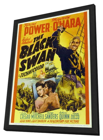 The Black Swan 11 x 17 Movie Poster - Style A - in Deluxe Aluminum Frame